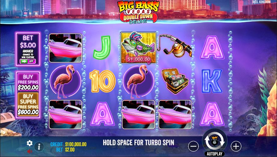 Big Bass Vegas Double Down Deluxe Slot